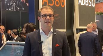 Alexander Strandberg, VP Apron Solutions at Passenger Terminal Expo 2024 in Frankfurt