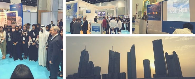 Dubai Airport Show 2016 ADB Safegate collage