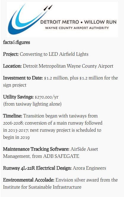 feel grade keep it up Conversion to LED Airfield Lighting proves beneficial for Detroit Metro –  ADB SAFEGATE blog
