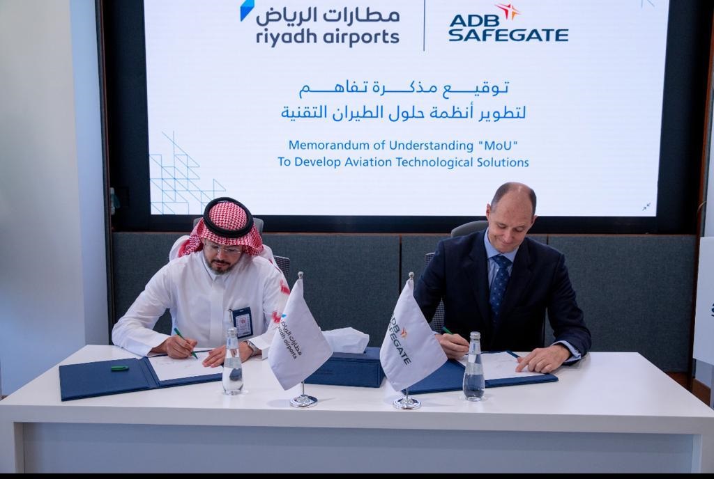 Riyadh Airports Company and ADB SAFEGATE signs a memorandum of understanding to develop aviation technology solutions