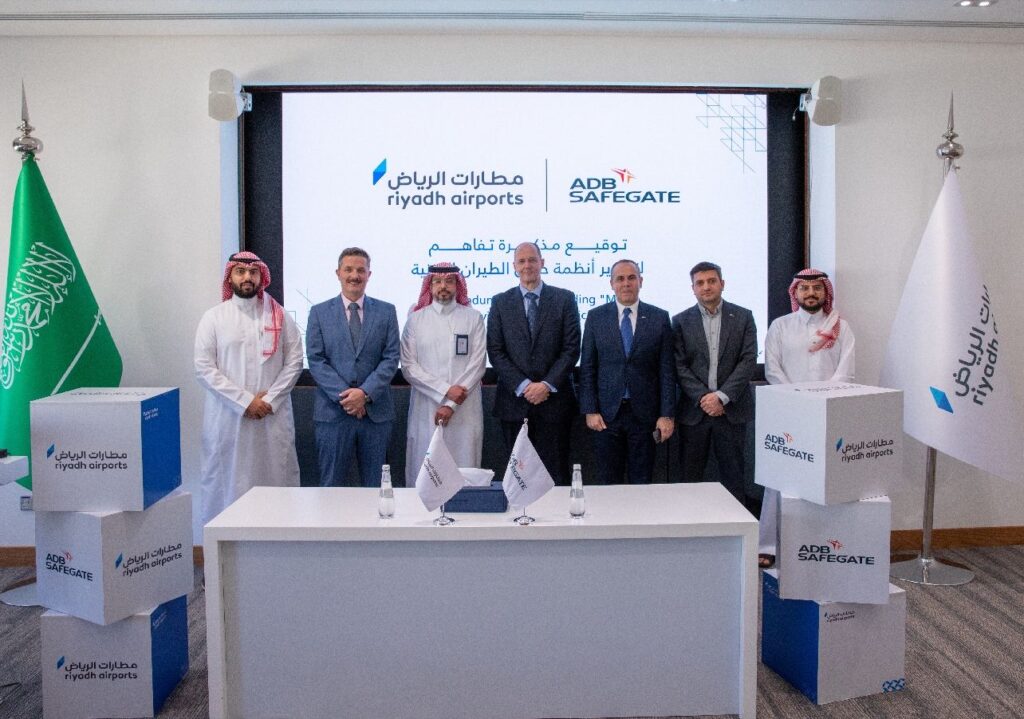 Riyadh Airports Company And ADB SAFEGATE Sign A Memorandum Of Understanding To Develop Aviation