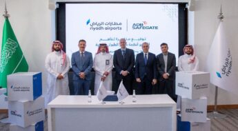 #RiyadhAirports and ADB SAFEGATE signed an MoU to collaborate, and innovatively to develop and trial a selection of the most advanced Aviation